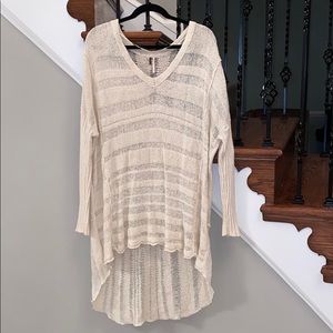 free people cream colored sweater